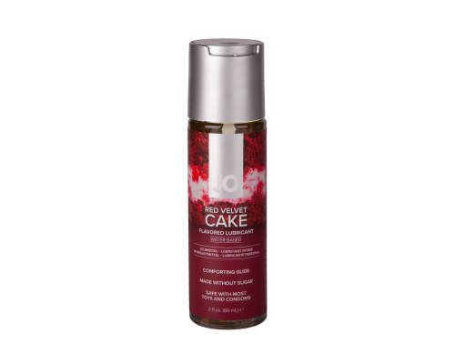 Лубрикант на водной основе JO H2O Red Velvet Cake Flavored Lubricant - 60 мл.