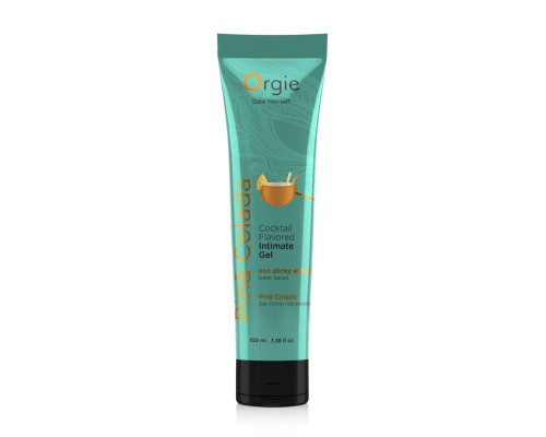 Съедобный интимный гель Orgie Lube Tube Cocktail Pina Colada - 100 мл.