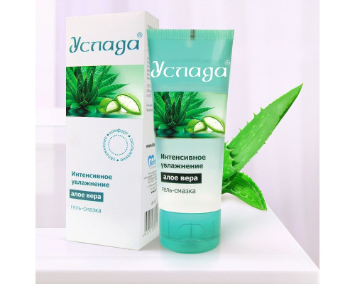 Гель-лубрикант  Услада  с алое вера - 60 гр.