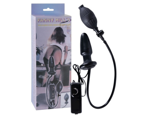Универсальная анальная пробка-расширитель FANNY HILLS BLACK BUTT PLUG