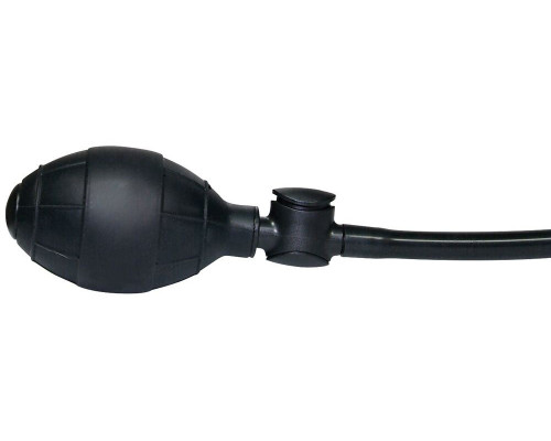 Анальный вибратор с функцией расширения True Black - 17 см.