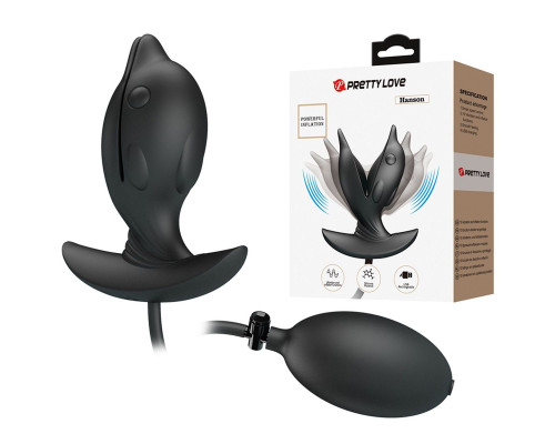 Черный анальный эспандер Hanson