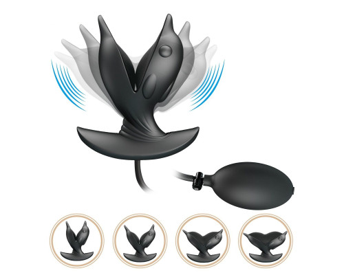 Черный анальный эспандер Hanson