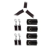 Комплект наручников и поножей LUXURIOUS BED RESTRAINT CUFF SET