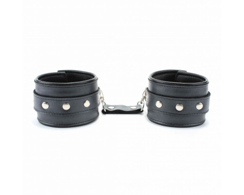 Наручники из гладкой кожи