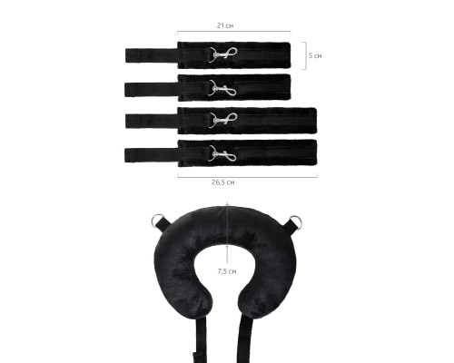 Фиксирующие стропы Anonymo с подушкой под шею