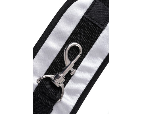 Черно-серебристые фиксаторы для рук на дверь Anonymo