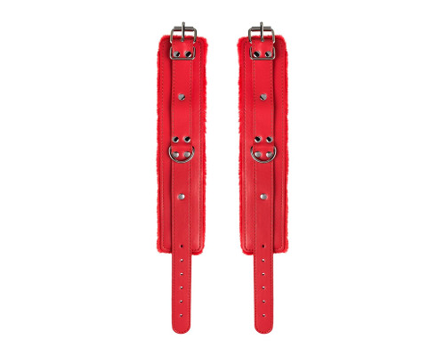 Красные оковы Anonymo из искусственной кожи