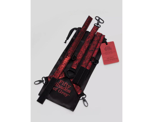 Ошейник с наручниками Reversible Faux Leather Collar and Wrist