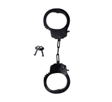 Черные стальные наручники