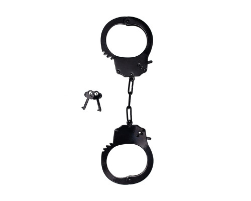 Черные стальные наручники