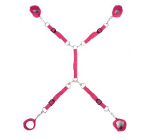 Ярко-розовый набор фиксаций на кровати Classic Bed Spreader