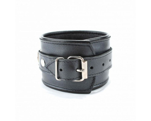 Наручники из гладкой кожи