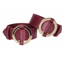 Бордовые наручники Halo Wrist   Ankle Cuffs