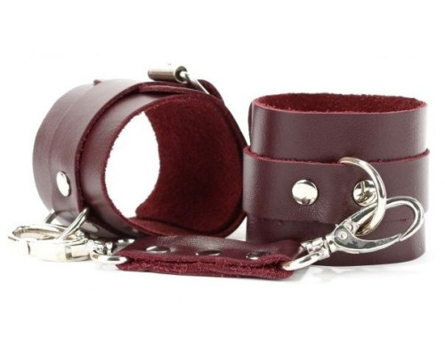 Бордовые оковы на ноги Ladys Arsenal