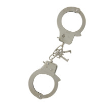 Металлические наручники с ключиками LARGE METAL HANDCUFFS WITH KEYS