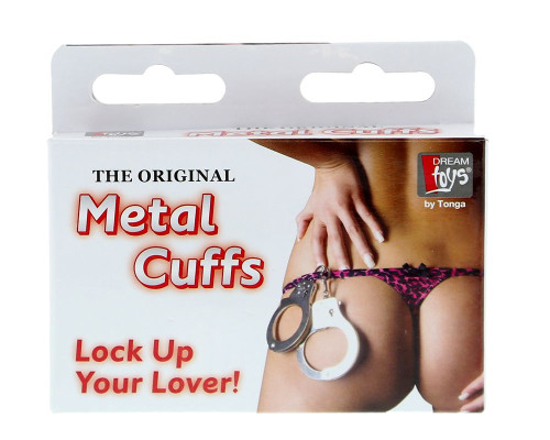 Металлические наручники с ключиками LARGE METAL HANDCUFFS WITH KEYS