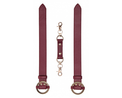 Бордовые наручники Halo Wrist   Ankle Cuffs