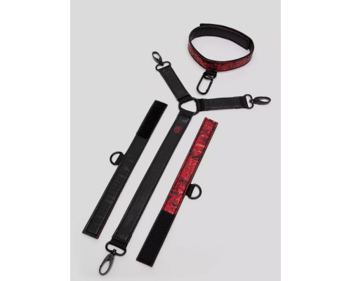 Ошейник с наручниками Reversible Faux Leather Collar and Wrist