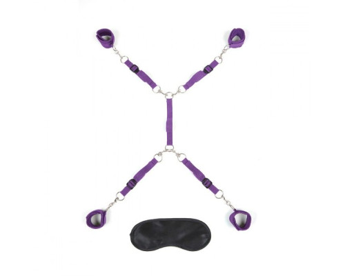 Фиолетовый набор фиксаций на кровати Classic Bed Spreader