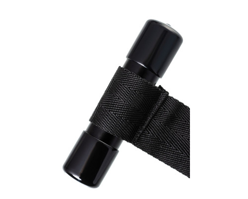 Черно-серебристые фиксаторы для рук на дверь Anonymo