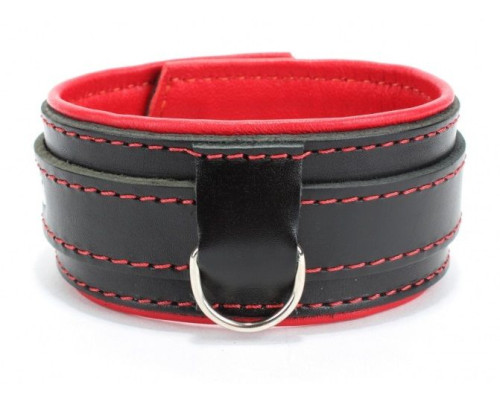 Ошейник с красным подкладом