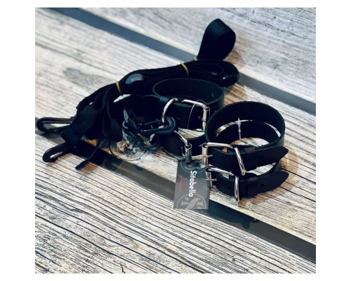 Черный комплект для растяжки на кровати «Новичок»