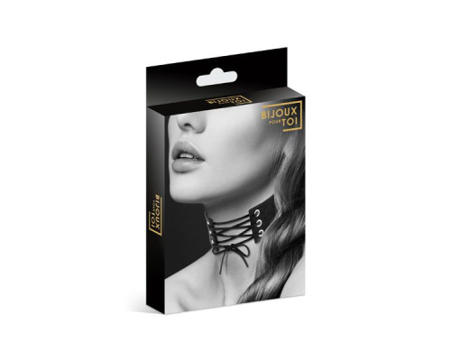 Оригинальный ошейник-чокер со шнуровкой