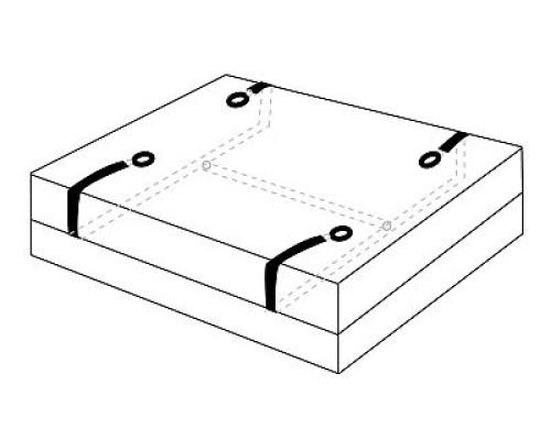 Бондаж для фиксации на кровати Frisky Bedroom Restraint Kit