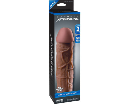 Коричневая насадка Mega 2  Extension - 20,3 см.