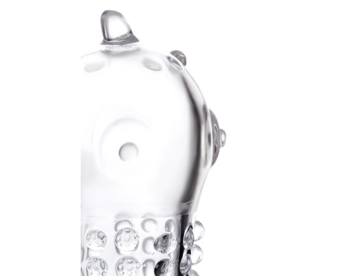 Прозрачная закрытая насадка на пенис TOYFA A-Toys - 14,7 см.