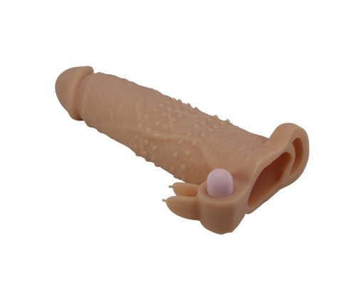 Телесная насадка на пенис Quillon - 20 см.