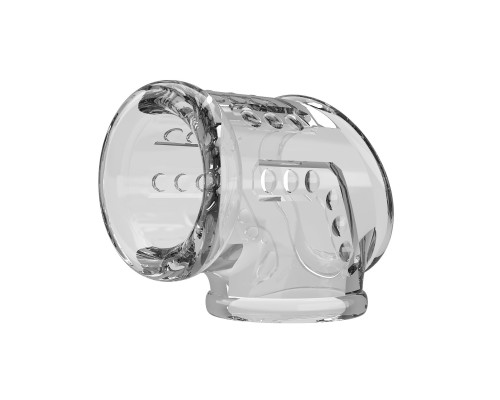 Прозрачная насадка на пенис и мошонку