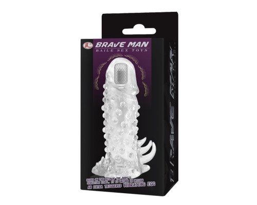 Насадка с пупырышками, усиками и вибропулькой