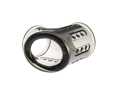 Дымчатая насадка на пенис и мошонку