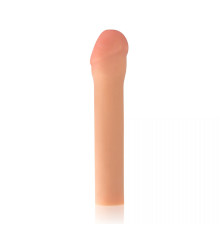 Реалистичная насадка для увеличения члена - 20 см.