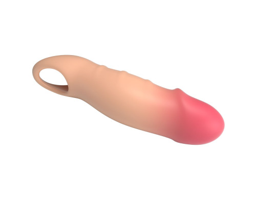 Телесная удлиняющая насадка на пенис Darnel