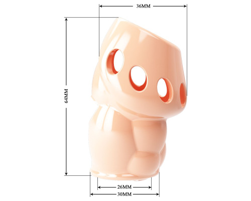 Телесная насадка на пенис Oscar