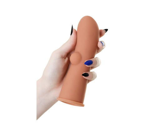 Насадка на фаллос с имитацией пирсинга Extreme Sleeve 001 M-size - 14,7 см.