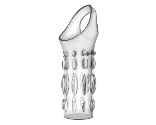Прозрачная насадка на пенис Stretchy Studded Penis Sleeve Ring