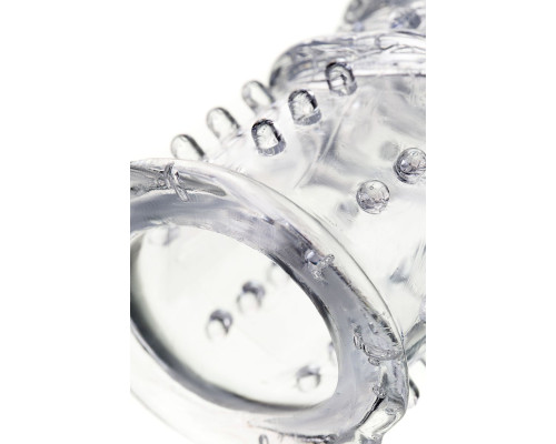 Прозрачная насадка на пенис TOYFA A-Toys - 15,5 см.