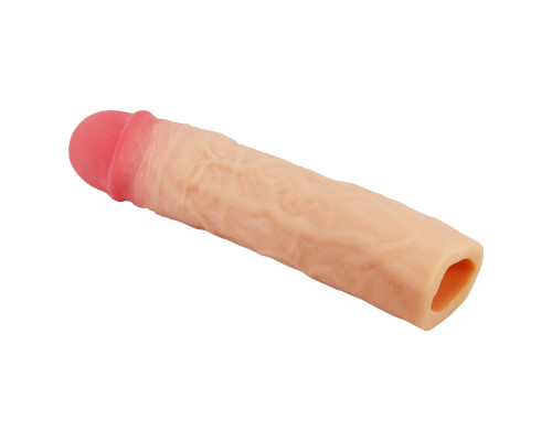 Телесная насадка на пенис Derek - 21,5 см.