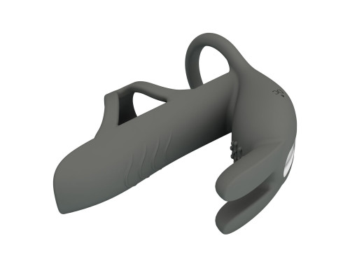 Серая стимулирующая насадка на пенис Matty