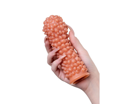 Телесная насадка с мягкими пузырьками - 16,5 см.