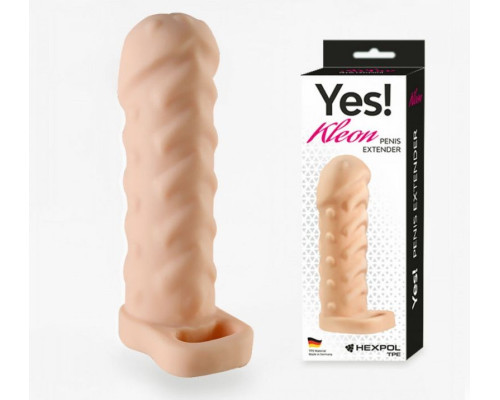 Телесная насадка-удлинитель Kleon - 15 см.