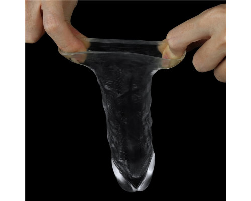 Прозрачная насадка-удлинитель Flawless Clear Penis Sleeve Add 1 - 15,5 см.