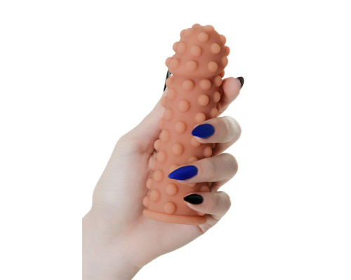 Насадка на фаллос с бугорками по поверхности Extreme Sleeve 002 S-size - 12,7 см.