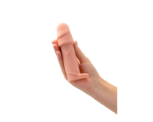 Телесная удлиняющая насадка с подхватом - 16 см.