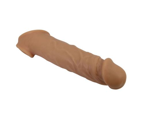 Телесная насадка на пенис Lionel - 20,5 см.