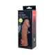 Насадка на фаллос с отверстием для мошонки EXTREME SLEEVE - 17,6 см.